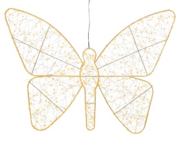 Motyl ażurowy 700LED ciepłe flesz wew/zew timer (490655)