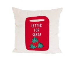 40x40cm beige letterbox cushion (520228)
