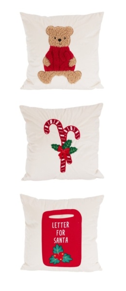 40x40cm beige letterbox cushion (520228)