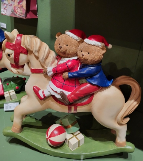 Para misiów na koniku bujanym poliresing 36,5 cm (531344)