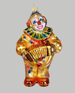 Bombka formowa: Clown w kropki (229) SZ