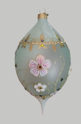 Bombka GlitterLab: Sopel nylonka matowa łąka (4337ML)