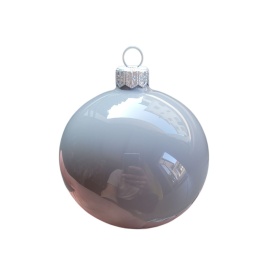 Bombki 80 szare opalizowane op.6szt.