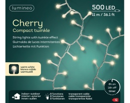 Cherry 500LED warm ball lamps 11m (495582)
