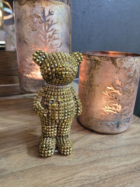 Miś brązowy 13cm "jubilerski" z prezentem (NB1001)-20%