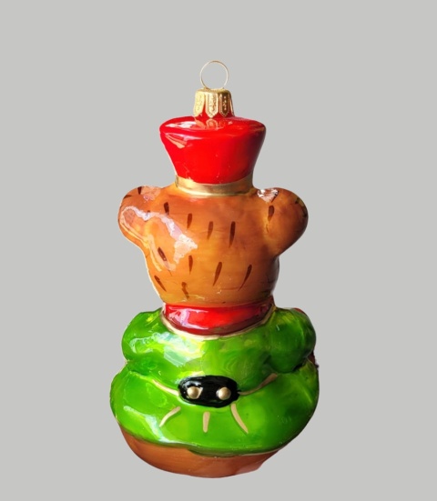 Bauble form: Teddy bear with a drum (84) SZ