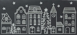 Christmas street window decoration (463476)