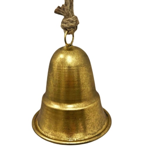 Gold-rubbed metal bell (RF0766)