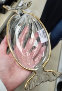 Small glass platter "candy" (173411)