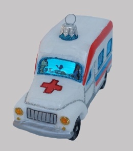 Bombka formowa: Ambulans (335) SZW