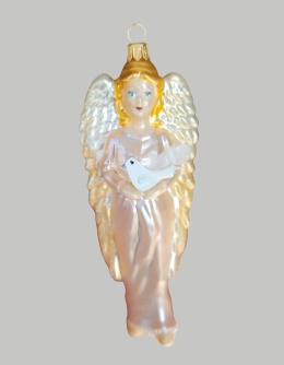 Bauble form: Angel with a dove (168) H