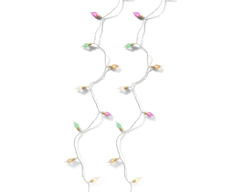 Mini 120LED Vintage Lights pastel bulb lamps 11.9m (493273)