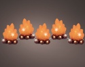 Five acrylic flames 60LED (490374)