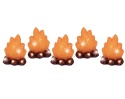 Five acrylic flames 60LED (490374)