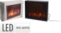 Black metal fireplace 35x41cm power supply (ADA100110)
