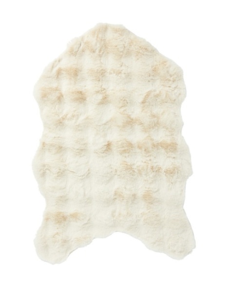 Decorative fur 60x90cm ecru (521708)