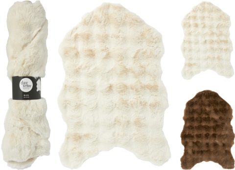 Decorative fur 60x90cm ecru (521708)