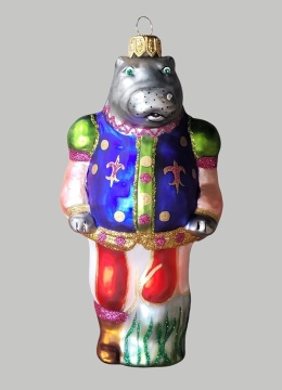 Bauble form: Hippopotamus circus collection (121) H