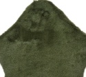 Decorative fur dark green 50x90cm (617790)
