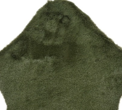 Decorative fur dark green 50x90cm (617790)
