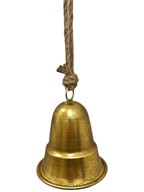 Gold-rubbed metal bell (RF0766)