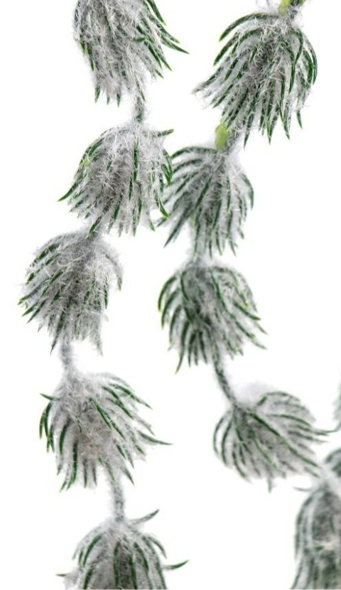 Flocked winter branch "larch" (GL03742)