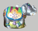 Bauble form: Circus collection: Elephant with a rug (155) H