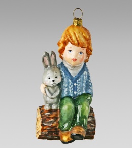 Bombka Komozja: Chłopiec z królikiem (4818K00) -20%