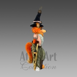 Bombka Atlas Art: Lisica z kulą (00599AA)