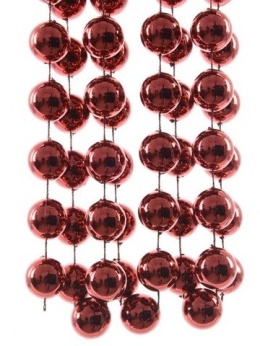 Girlanda korale bordowe duże 270cm (001712)