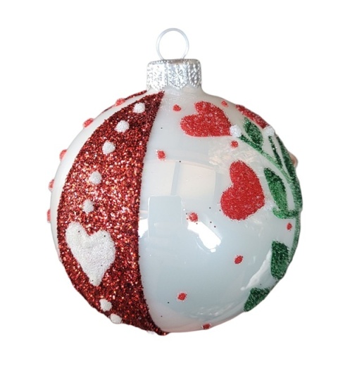 Baubles 80 decorated pack of 6 pieces FOR A FOLK NOTE