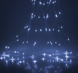 Wire lights 100LED bundle 10*100cm cold white 230V (AX8701510)