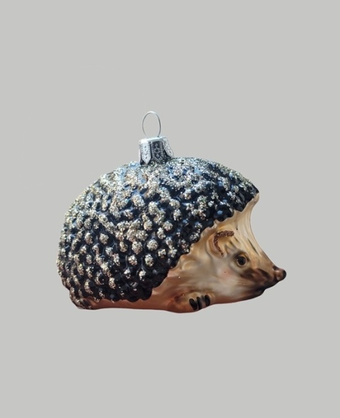 Bombka formowa: Jeżyk srebrny (67) SE