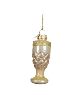 Bombka szklana: Kieliszek szampana (129600)