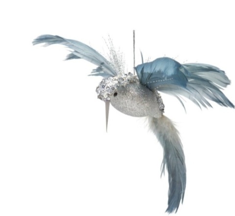 Hummingbird pendant silver with sequins (521208)