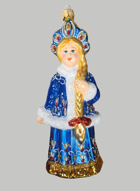 Bombka Morozko: Słowianka w kokoszniku niebieskim (444)