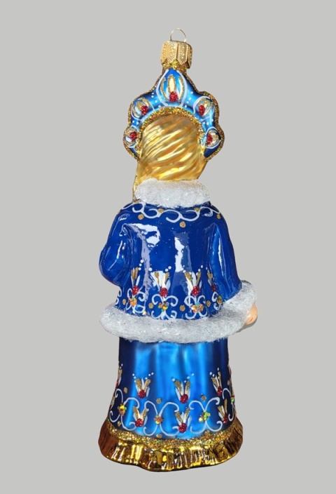 Bombka Morozko: Słowianka w kokoszniku niebieskim (444)