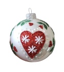 Baubles 80 decorated pack of 6 pieces FOR A FOLK NOTE