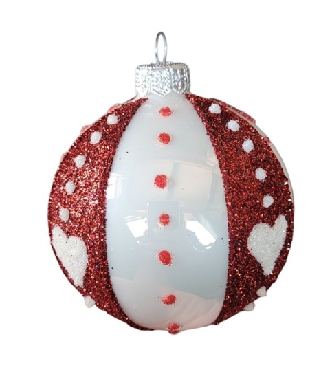 Baubles 80 decorated pack of 6 pieces FOR A FOLK NOTE