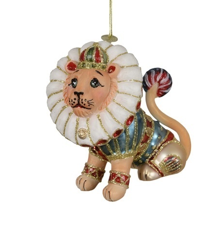 Glass bauble: Circus lion (129662)