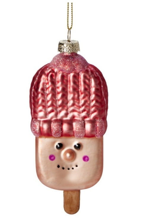 Glass bauble: Ice lolly red (523395)