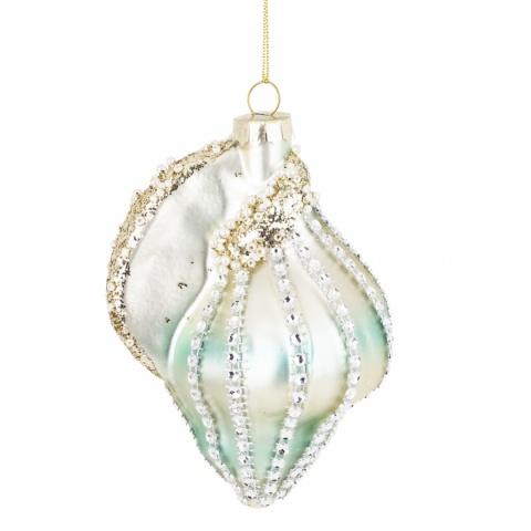 Glass bauble: Mint shell (179949)