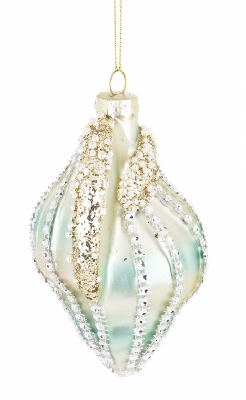 Glass bauble: Mint shell (179949)