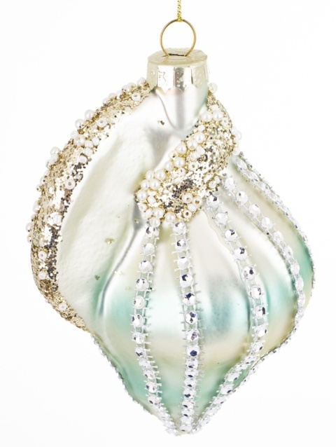 Glass bauble: Mint shell (179949)