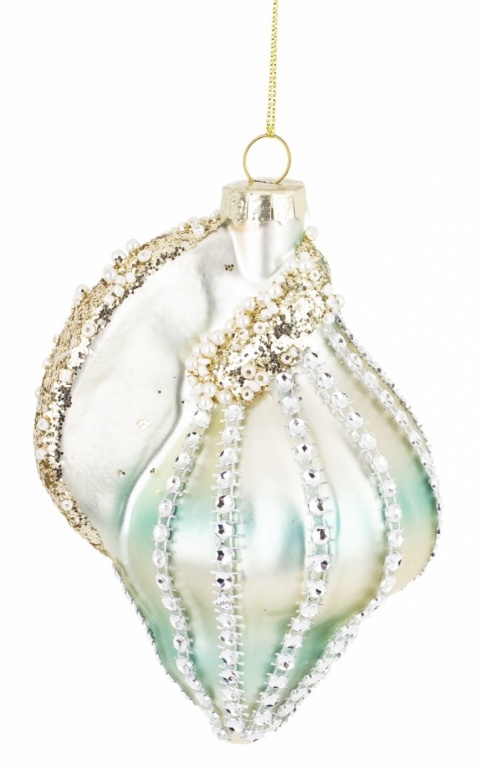 Glass bauble: Mint shell (179949)