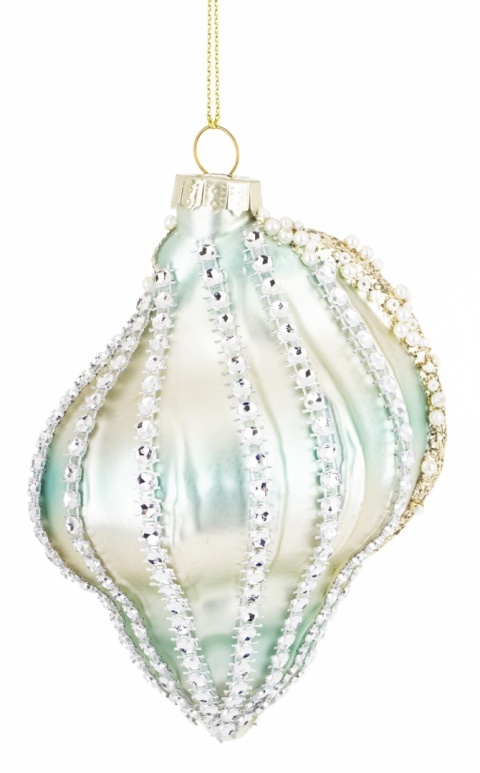 Glass bauble: Mint shell (179949)