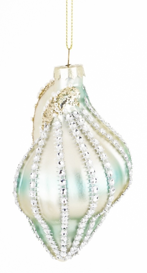 Glass bauble: Mint shell (179949)