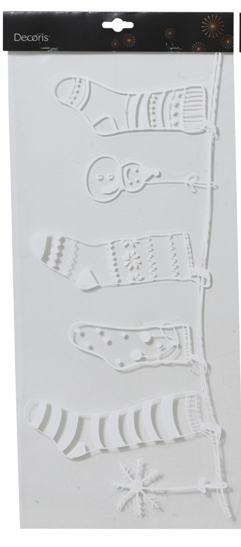 Christmas stocking window decoration (460067)