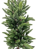 Green Christmas tree 120cm frosted PE with cones in a pot (RF0631)
