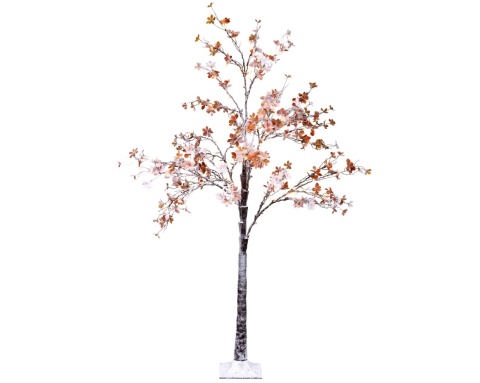 Tree 1.8m snow-covered flowers 96 LED warm timer (493765)